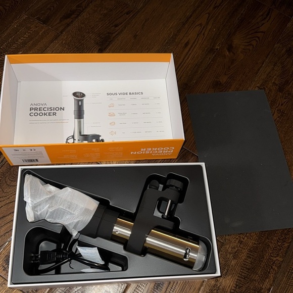 Open Box Anova Precision Cooker in Black and Orange - Picture 5 of 7